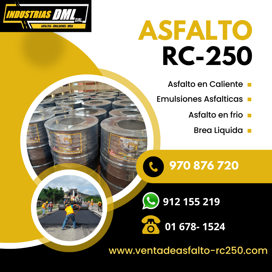 VENTA DE ASFALTO RC-250